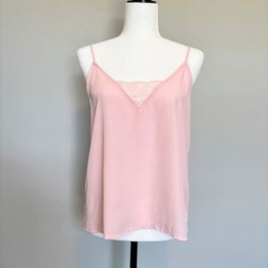 Hollister Women's Small Cami V-Neck Pink Lace Coquette Fairy Feminine Y2K Lover